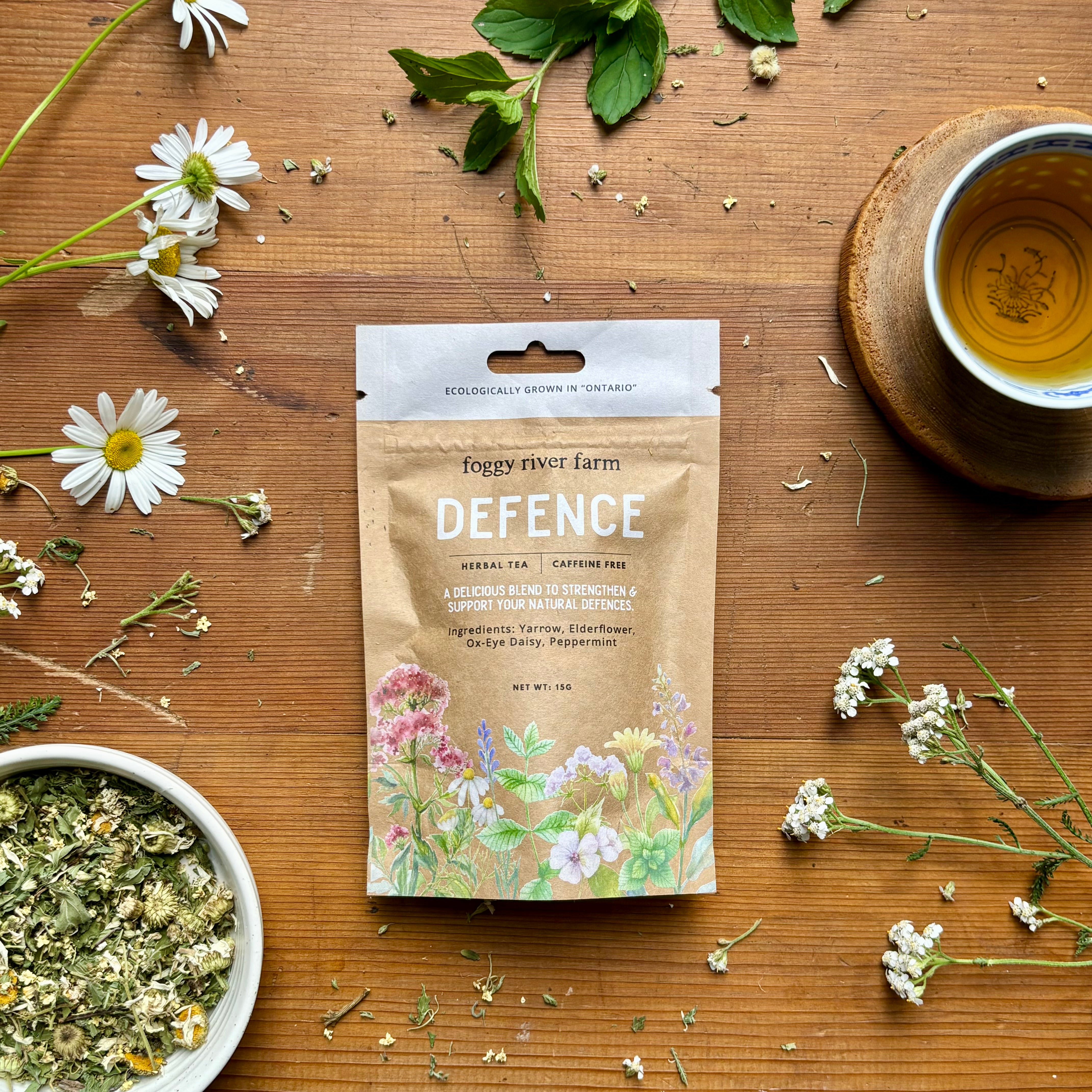 Defese Tea Defence Herbal Tea | Nourishing & Strengthening | Foggy River Farm