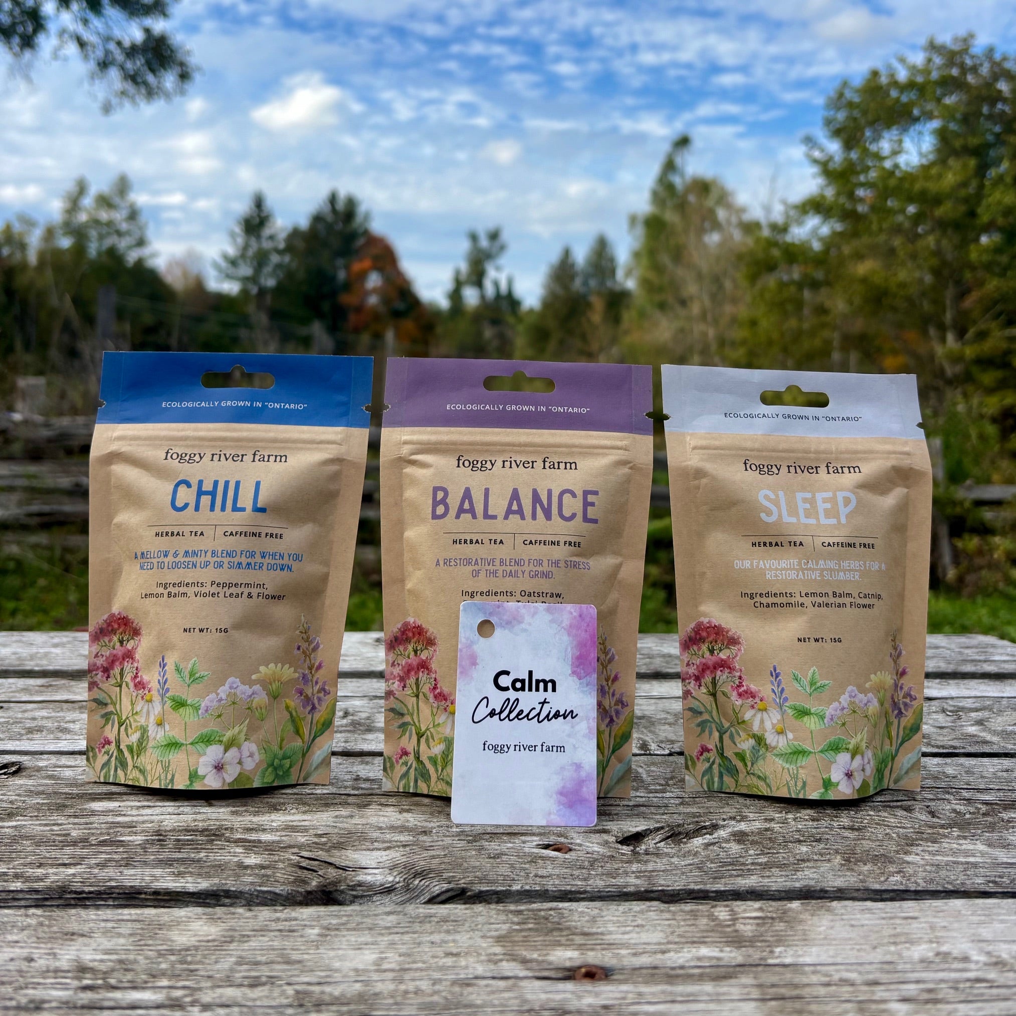 Calm Tea Collection | Foggy River Farm